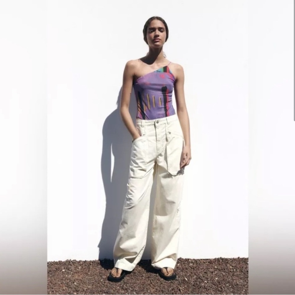 ZARA DAVID PHER Printed Bodysuit - Picture 3 of 9